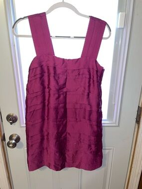 H&M purple Mini Dress with Wide Straps